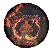 Samoa Siva Afi Dance Fireknife Spare Tire Cover Polynesian Heritage Fire Dance LT9 - Polynesian Pride