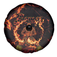 Samoa Siva Afi Dance Fireknife Spare Tire Cover Polynesian Heritage Fire Dance LT9 - Polynesian Pride