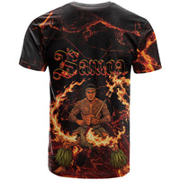 Samoa Siva Afi Dance Fireknife T Shirt Polynesian Heritage Fire Dance LT9 - Polynesian Pride