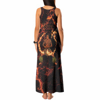 Samoa Siva Afi Dance Fireknife Tank Maxi Dress Polynesian Heritage Fire Dance LT9 - Polynesian Pride