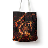 Samoa Siva Afi Dance Fireknife Tote Bag Polynesian Heritage Fire Dance LT9 - Polynesian Pride