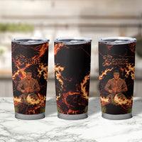 Samoa Siva Afi Dance Fireknife Tumbler Cup Polynesian Heritage Fire Dance LT9 - Polynesian Pride