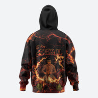 Samoa Siva Afi Dance Fireknife Zip Hoodie Polynesian Heritage Fire Dance LT9 - Polynesian Pride