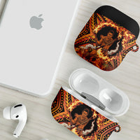 Samoa Siva Afi Dance Fireknife AirPods Case Samoan Tribal Motif Dancing in the Fire LT9 - Polynesian Pride