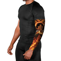 Samoa Siva Afi Dance Fireknife Arm Sleeves Samoan Tribal Motif Dancing in the Fire LT9 - Polynesian Pride
