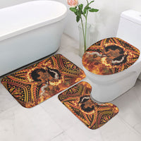 Samoa Siva Afi Dance Fireknife Bathroom Set Samoan Tribal Motif Dancing in the Fire LT9 - Polynesian Pride