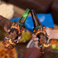 Samoa Siva Afi Dance Fireknife 4 in 1 Can Cooler Tumbler Samoan Tribal Motif Dancing in the Fire LT9 - Polynesian Pride