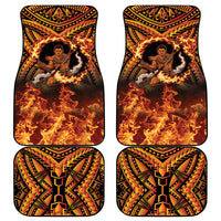 Samoa Siva Afi Dance Fireknife Car Mats Samoan Tribal Motif Dancing in the Fire LT9 - Polynesian Pride