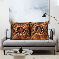 Samoa Siva Afi Dance Fireknife Pillow Cover Samoan Tribal Motif Dancing in the Fire LT9 - Polynesian Pride