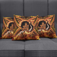Samoa Siva Afi Dance Fireknife Pillow Cover Samoan Tribal Motif Dancing in the Fire LT9 - Polynesian Pride