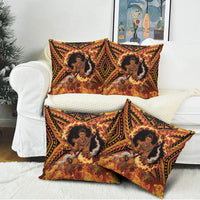 Samoa Siva Afi Dance Fireknife Pillow Cover Samoan Tribal Motif Dancing in the Fire LT9 - Polynesian Pride