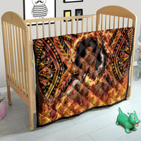 Samoa Siva Afi Dance Fireknife Quilt Samoan Tribal Motif Dancing in the Fire LT9 - Polynesian Pride