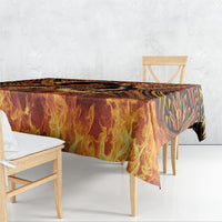 Samoa Siva Afi Dance Fireknife Tablecloth Samoan Tribal Motif Dancing in the Fire LT9 - Polynesian Pride