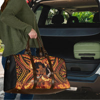Samoa Siva Afi Dance Fireknife Travel Bag Samoan Tribal Motif Dancing in the Fire LT9 - Polynesian Pride