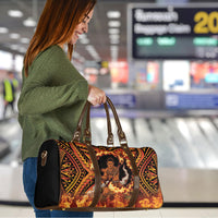 Samoa Siva Afi Dance Fireknife Travel Bag Samoan Tribal Motif Dancing in the Fire LT9 - Polynesian Pride