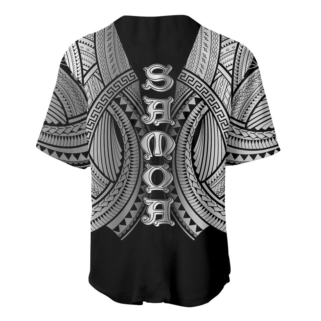 Samoan Ula Nifo Afi Tribal Baseball Jersey Polynesian Pattern LT9 - Polynesian Pride