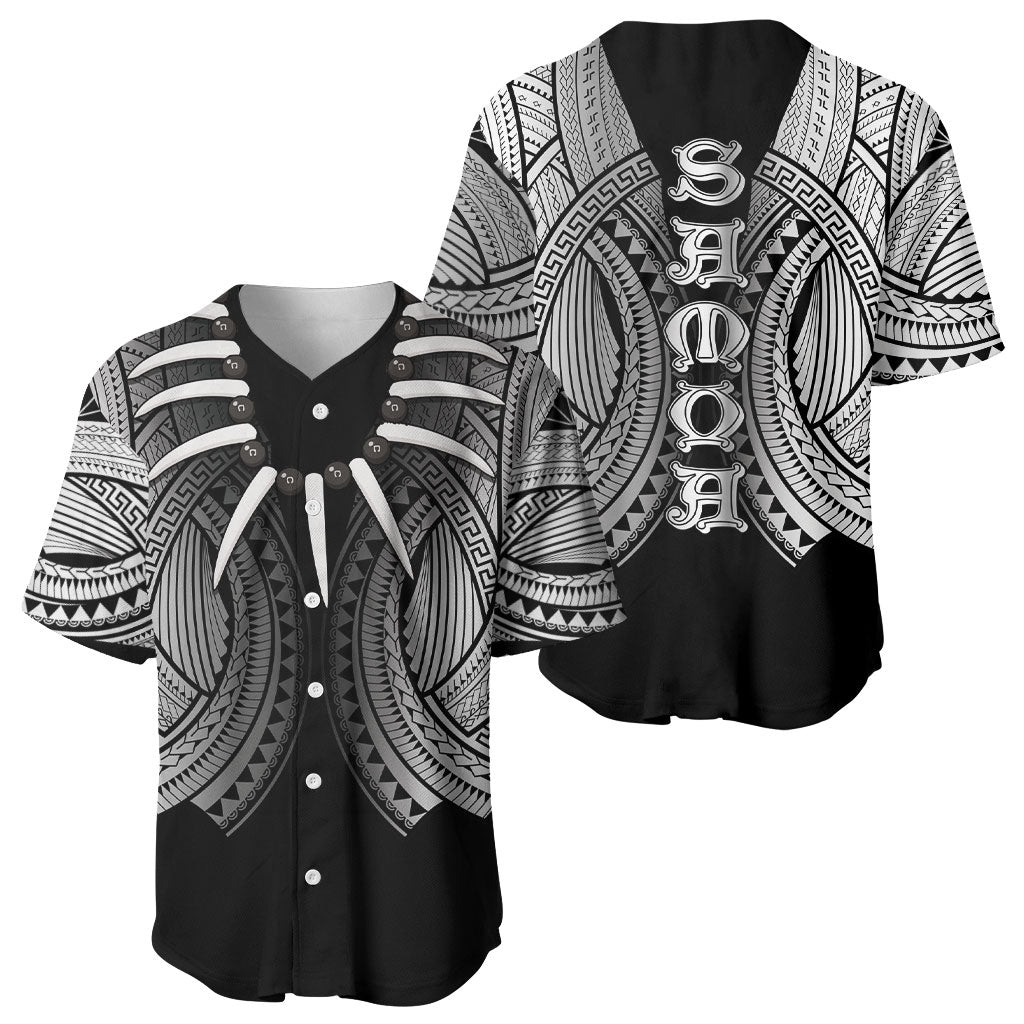 Samoan Ula Nifo Afi Tribal Baseball Jersey Polynesian Pattern LT9 - Polynesian Pride