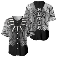 Samoan Ula Nifo Afi Tribal Baseball Jersey Polynesian Pattern LT9 - Polynesian Pride