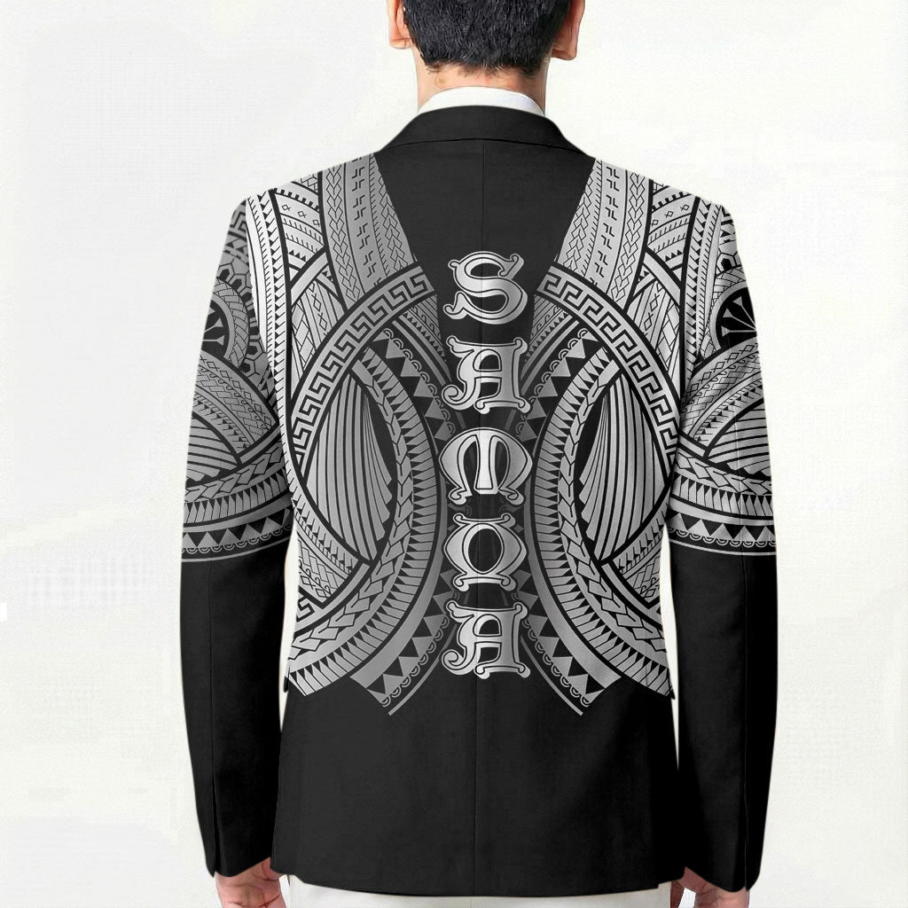 Samoan Ula Nifo Afi Tribal Blazer Polynesian Pattern LT9 - Polynesian Pride
