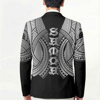 Samoan Ula Nifo Afi Tribal Blazer Polynesian Pattern LT9 - Polynesian Pride