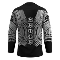 Samoan Ula Nifo Afi Tribal Hockey Jersey Polynesian Pattern LT9 - Polynesian Pride