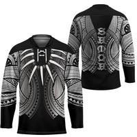Samoan Ula Nifo Afi Tribal Hockey Jersey Polynesian Pattern LT9 - Polynesian Pride