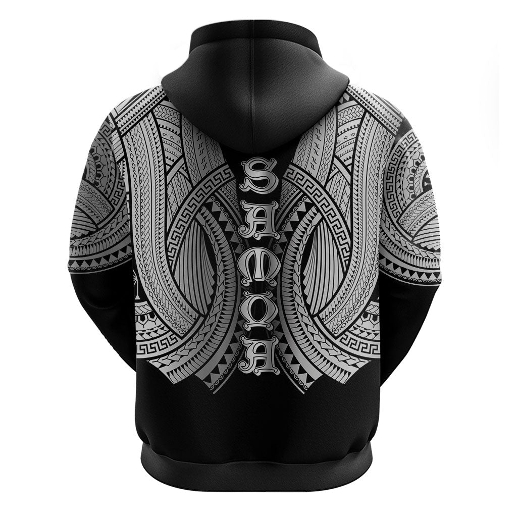 Samoan Ula Nifo Afi Tribal Hoodie Polynesian Pattern LT9 - Polynesian Pride