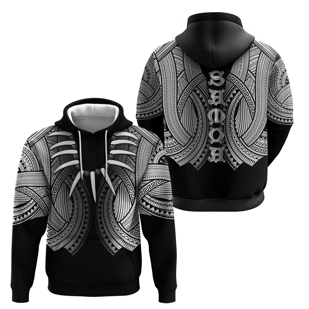 Samoan Ula Nifo Afi Tribal Hoodie Polynesian Pattern LT9 - Polynesian Pride