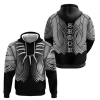 Samoan Ula Nifo Afi Tribal Hoodie Polynesian Pattern LT9 - Polynesian Pride