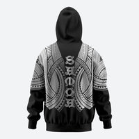 Samoan Ula Nifo Afi Tribal Hoodie Polynesian Pattern LT9 - Polynesian Pride