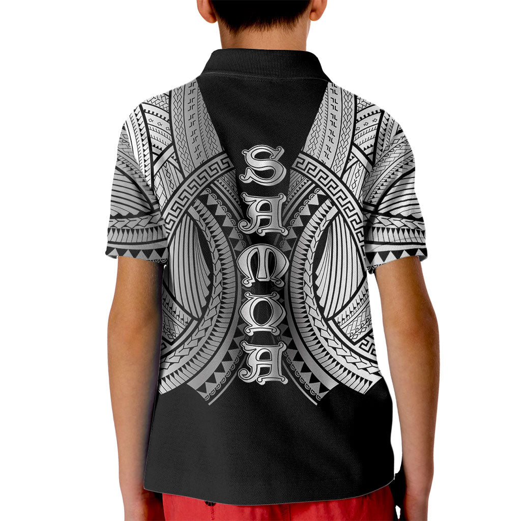 Samoan Ula Nifo Afi Tribal Kid Polo Shirt Polynesian Pattern LT9 - Polynesian Pride