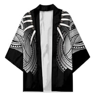 Samoan Ula Nifo Afi Tribal Kimono Polynesian Pattern LT9 Unisex Black - Polynesian Pride