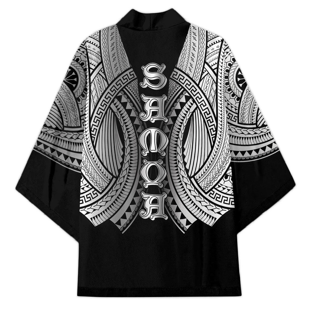 Samoan Ula Nifo Afi Tribal Kimono Polynesian Pattern LT9 - Polynesian Pride