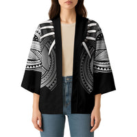Samoan Ula Nifo Afi Tribal Kimono Polynesian Pattern LT9 - Polynesian Pride