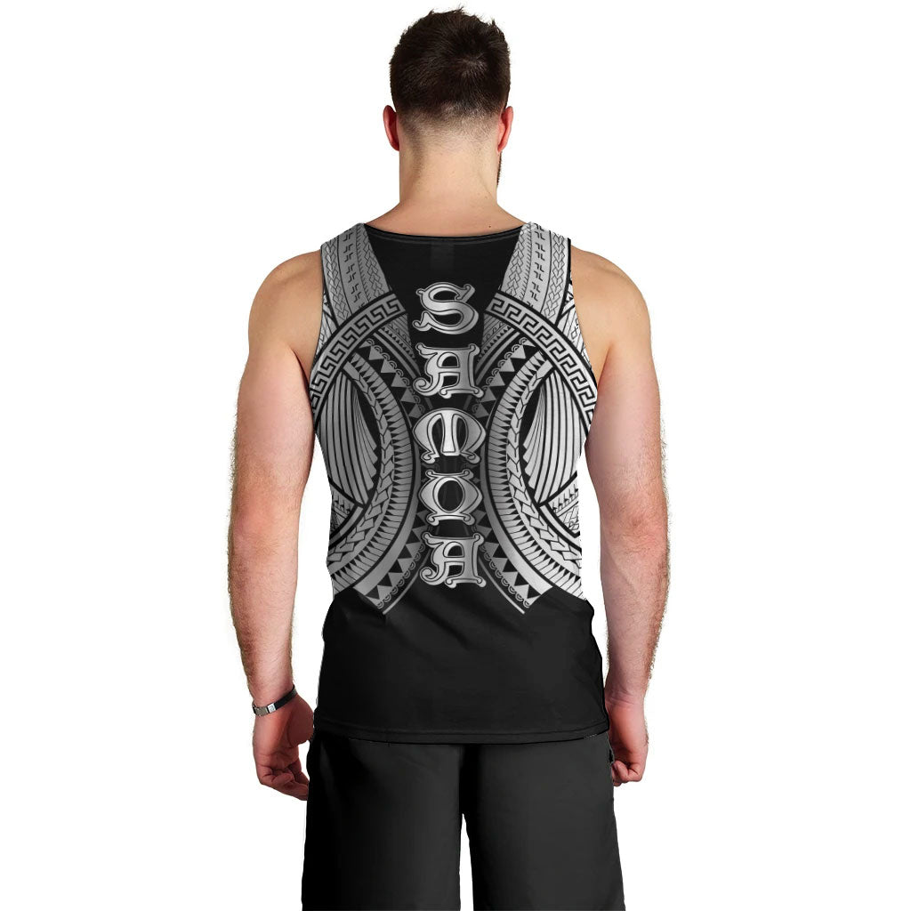 Samoan Ula Nifo Afi Tribal Men Tank Top Polynesian Pattern LT9 - Polynesian Pride