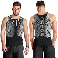Samoan Ula Nifo Afi Tribal Men Tank Top Polynesian Pattern LT9 - Polynesian Pride