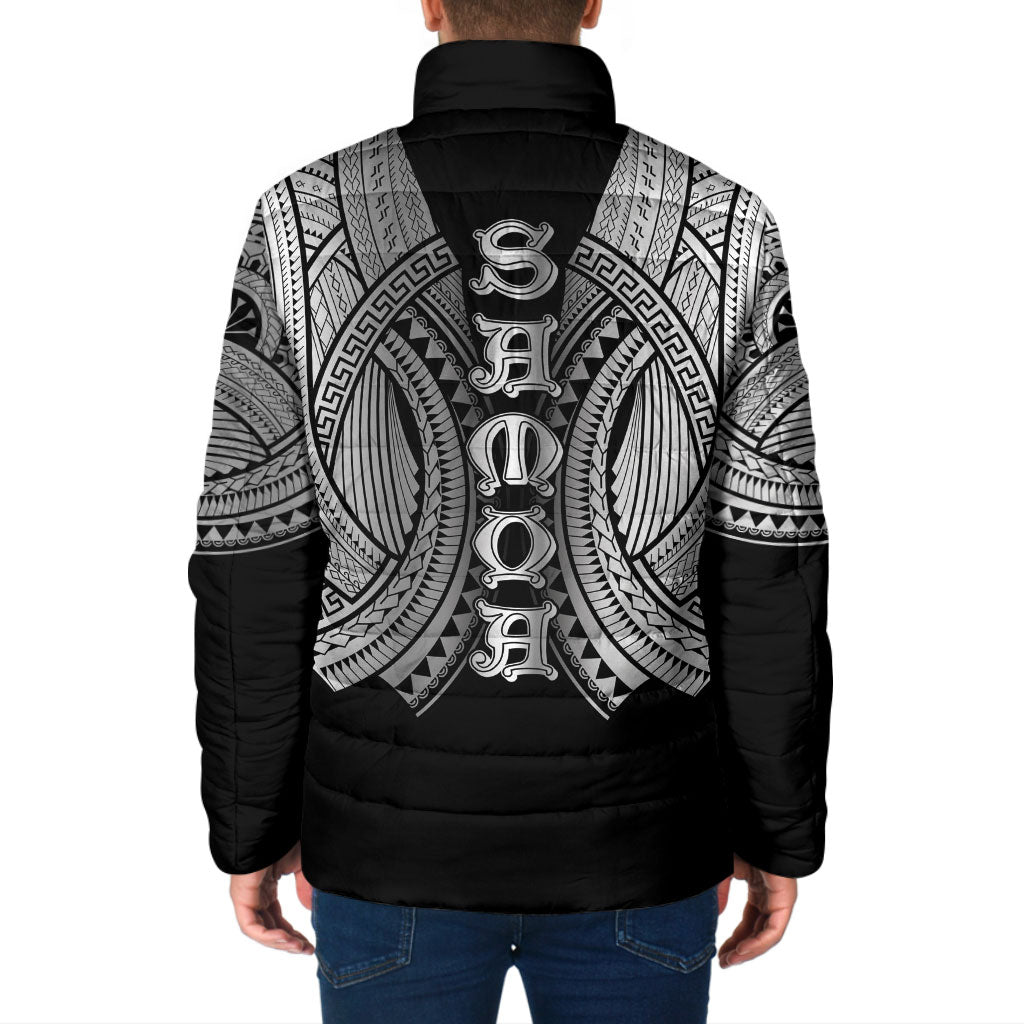 Samoan Ula Nifo Afi Tribal Padded Jacket Polynesian Pattern LT9 - Polynesian Pride