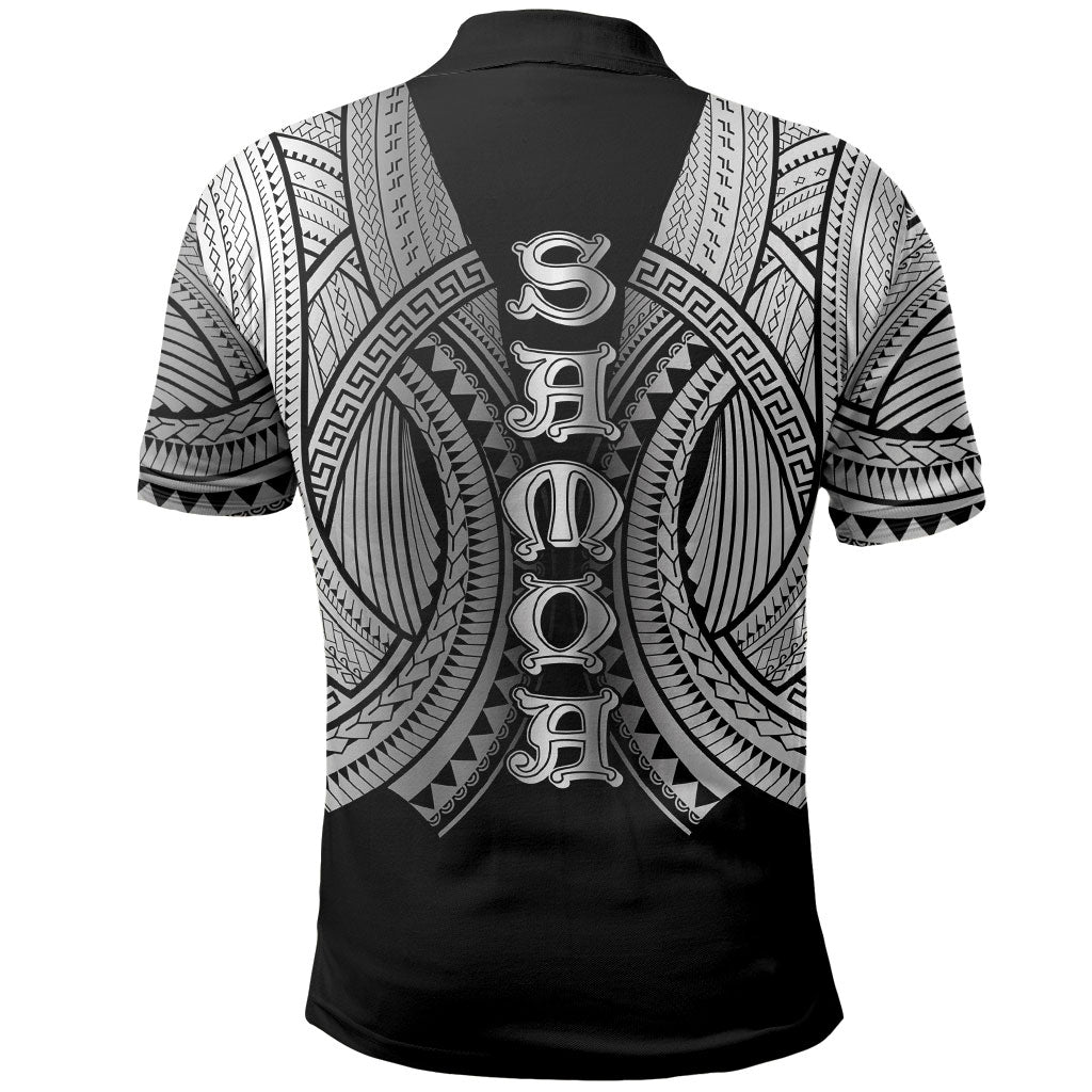 Samoan Ula Nifo Afi Tribal Polo Shirt Polynesian Pattern LT9 - Polynesian Pride