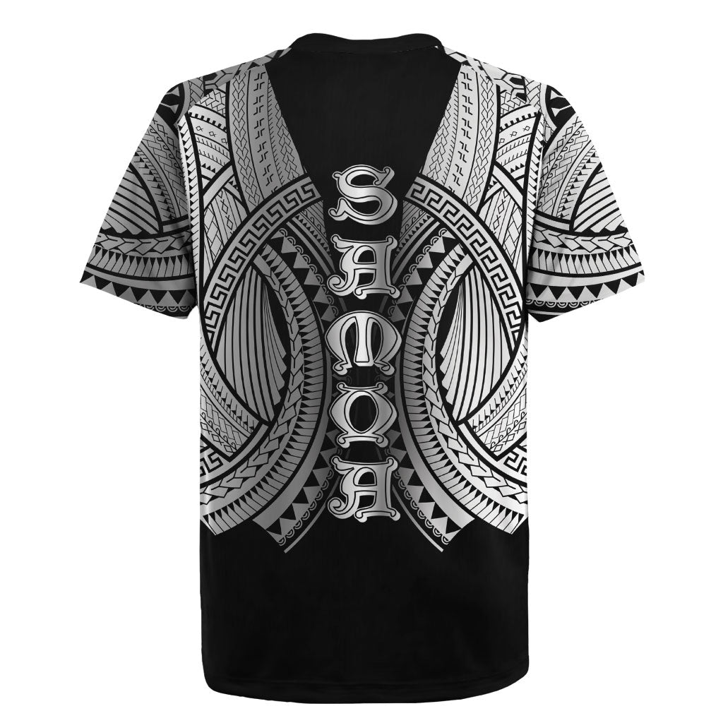 Samoan Ula Nifo Afi Tribal Rugby Jersey Polynesian Pattern LT9 - Polynesian Pride