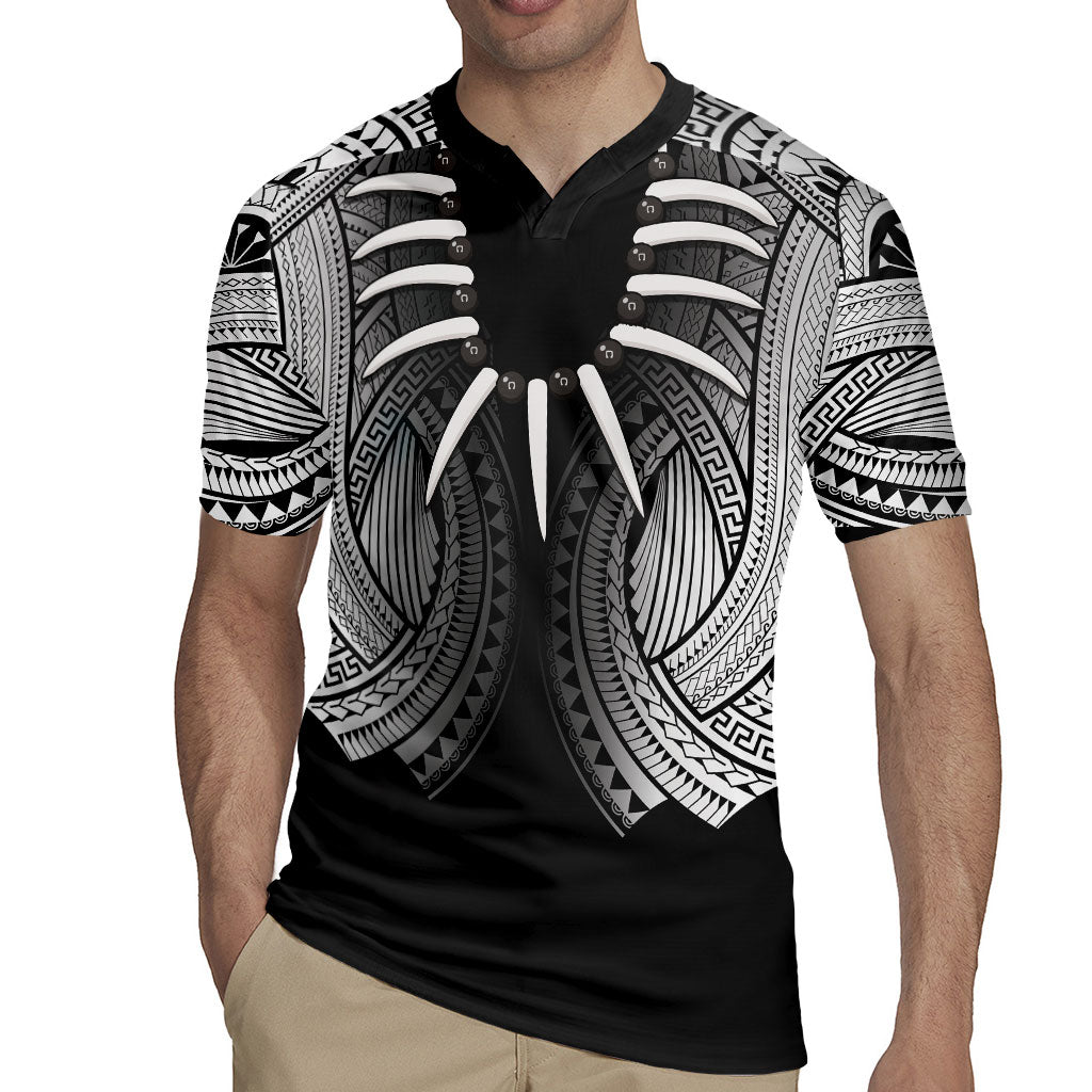 Samoan Ula Nifo Afi Tribal Rugby Jersey Polynesian Pattern LT9 - Polynesian Pride