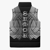 Samoan Ula Nifo Afi Tribal Sleeveless Puffer Jacket Polynesian Pattern LT9 - Polynesian Pride