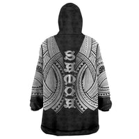 Samoan Ula Nifo Afi Tribal Wearable Blanket Hoodie Polynesian Pattern LT9 - Polynesian Pride