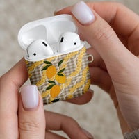 Maku'e Hawaiian Mango Palaka AirPods Case Aloha Hibiscus Pikake Lei LT9 - Polynesian Pride