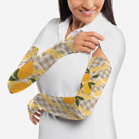 Maku'e Hawaiian Mango Palaka Arm Sleeves Aloha Hibiscus Pikake Lei LT9 - Polynesian Pride