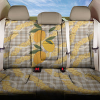 Maku'e Hawaiian Mango Palaka Back Car Seat Cover Aloha Hibiscus Pikake Lei LT9 One Size Brown - Polynesian Pride