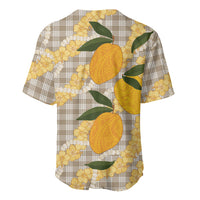 Maku'e Hawaiian Mango Palaka Baseball Jersey Aloha Hibiscus Pikake Lei LT9 - Polynesian Pride