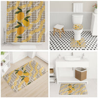 Maku'e Hawaiian Mango Palaka Bathroom Set Aloha Hibiscus Pikake Lei LT9 - Polynesian Pride