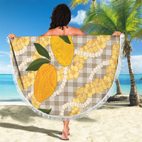 Maku'e Hawaiian Mango Palaka Beach Blanket Aloha Hibiscus Pikake Lei LT9 - Polynesian Pride