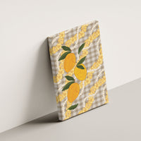Maku'e Hawaiian Mango Palaka Canvas Wall Art Aloha Hibiscus Pikake Lei LT9 - Polynesian Pride
