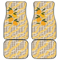 Maku'e Hawaiian Mango Palaka Car Mats Aloha Hibiscus Pikake Lei LT9 - Polynesian Pride